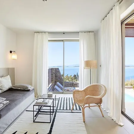 Excellent Halkidiki Ocean 1 1 Bedroom Stunning Sea Views Ouranoupoli 别墅 *