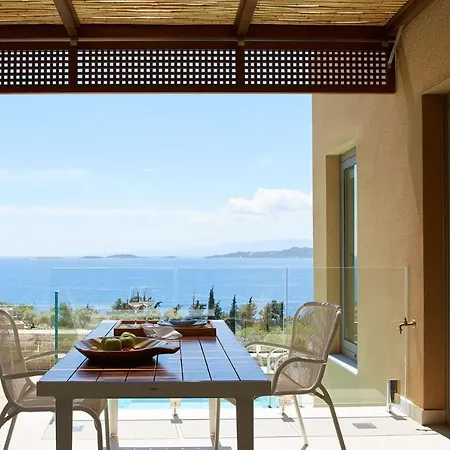 别墅 Excellent Halkidiki Ocean 1 1 Bedroom Stunning Sea Views Ouranoupoli